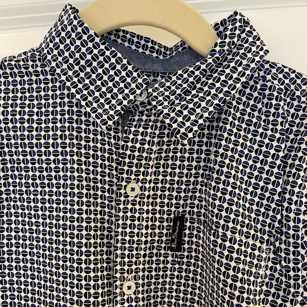 Boys Ben Sherman Long-Sleeve Button Down Shirt – Size 7